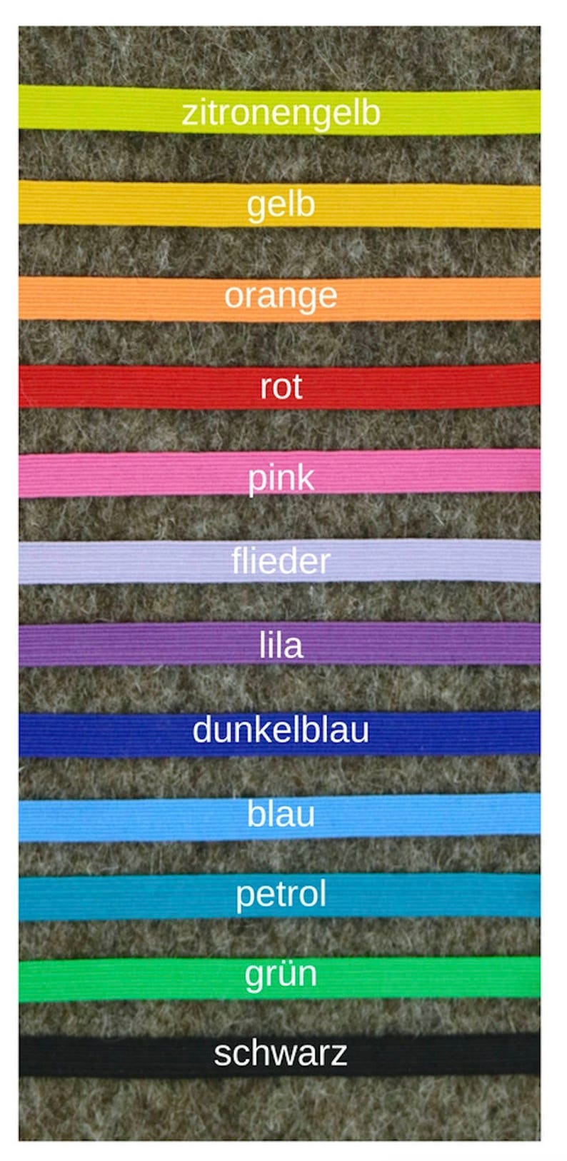 Kartenetui aus Filz mit Gummiband Farbwahl Bild 3