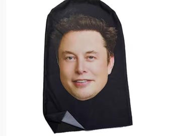 Elon Musk Shiesty Face Mask | 3D Print Celebrity Mask | Cosplay Funny Mask for Pranks and Party | Halloween Breathable and See-Through Mask