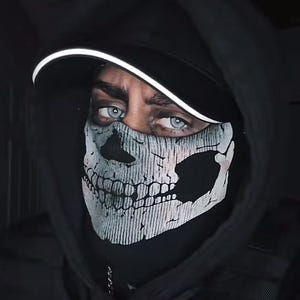 COD Cosplay Mask | Skull Print Ski Mask | Cosplay Balaclava Ghost Mask | Halloween Mask | Bicycle Motorbike Tactical Balaclava Windproof