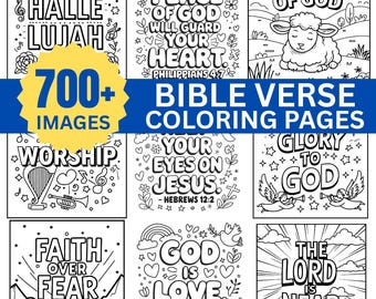 Kids Bible Verse Coloring Pages, Kid's Bible Coloring Pages, Sunday School Coloring Pages, Christian Coloring Pages, Religious Coloring Page