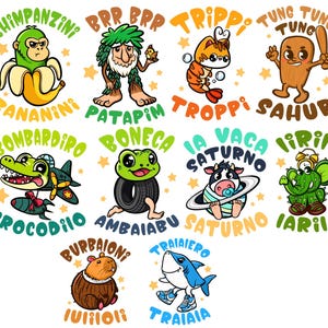 italian brainrot png, italian meme clipart, chaotic italian aesthetic, meme png bundle, brainrot stickers, transparent meme pngs, viral meme art, italian humor clipart, tiktok brainrot png, digital sticker pack, meme bundle download, high quality png funny, funny clipart transparent, italian themed clipart, meme design bundle, brainrot aesthetic download, pop culture clipart png, chaotic sticker png, instant download meme, editable brainrot graphics