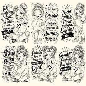 mädchen svg, mädchen silhouette, girl svg, freche mädchen, frauen silhouette, svg bundle, png bundle, plotterdatei, cricut svg, silhouette cameo, sublimation png, laser cut svg, clipart, vektor datei, instant download, digital download, lustige svg, frauen svg, svg datei, png datei, tshirt design, diy projekt, basteln, schneidedatei, dxf, eps, printable, silhouette art, girl clipart, laserdatei, svg png set, svg files