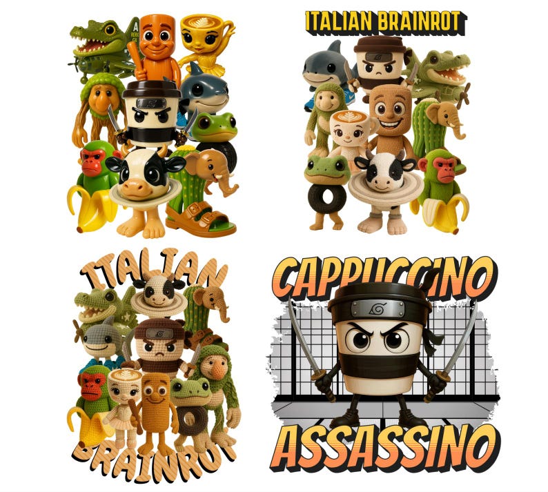 italian brainrot png, italian meme clipart, chaotic italian aesthetic, meme png bundle, brainrot stickers, transparent meme pngs, viral meme art, italian humor clipart, tiktok brainrot png, digital sticker pack, meme bundle download, high quality png funny, funny clipart transparent, italian themed clipart, meme design bundle, brainrot aesthetic download, pop culture clipart png, chaotic sticker png, instant download meme, editable brainrot graphics