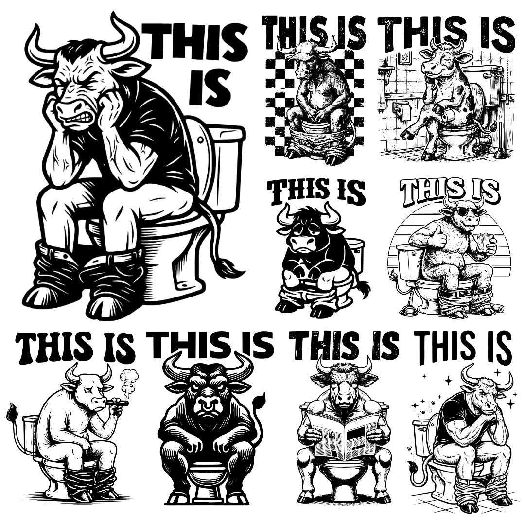 Bullshit Bull Shit - Etsy Canada