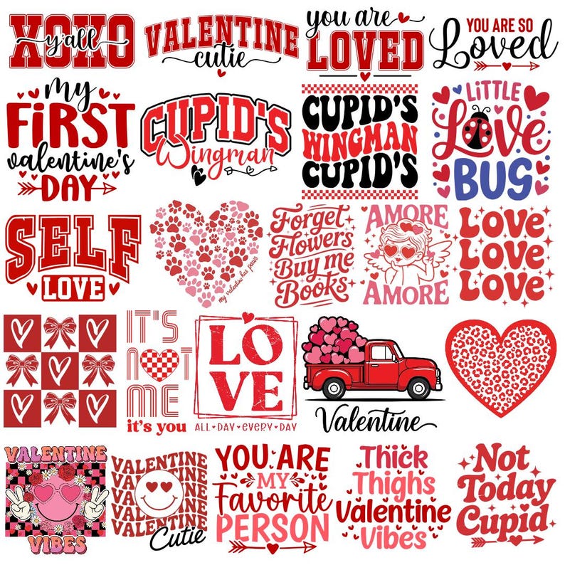 1000+ Valentine SVG Bundle Commercial Use | Love Quotes SVG for Cricut ...