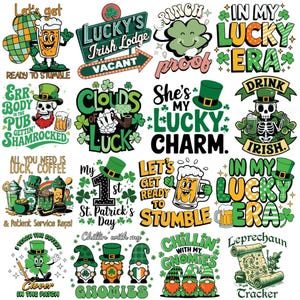 St Patricks Day PNG, lucky clover design, leprechaun clipart, shamrock bundle, Irish shirt SVG, green beer PNG, funny Irish quote, St Patrick sublimation, St Patty shirt design, lucky shirt bundle, t-shirt clipart, printable design, sublimation files, Irish PNG bundle, Cricut St Patrick design, Silhouette PNG, green holiday shirt, Irish party design, lucky charm clipart, instant download PNG, commercial use bundle