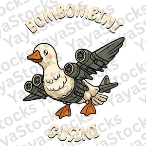 Bombombini Gusini PNG Funny Italian Meme Shirt PNG | Trendy Internet Brain Rot Graphic Tee | Humorous Digital Download