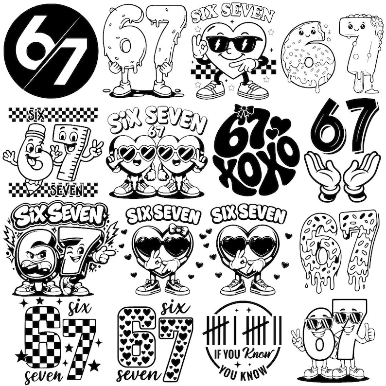 67 meme svg, six seven meme svg, meme svg bundle, funny meme svg files, viral meme svg, trending meme design, svg for cricut, silhouette cut file, cricut shirt svg, meme shirt design, commercial use svg, svg for tshirt printing, digital download svg, meme cricut file, printable meme design, funny quote svg, humor svg bundle, instant download svg, meme vector file, svg for small business, craft svg files, pod shirt svg, meme graphic svg