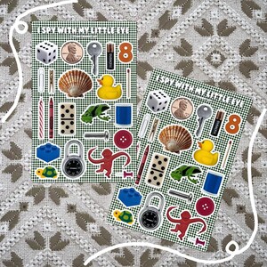 Ich Spähe Mit Meinem Kleinen Auge | iSpy-Themen Sticker Blatt