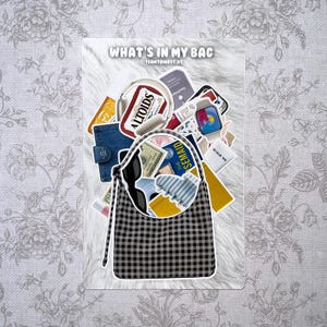 Was ist in meiner Tasche | Geldbörse-Themed Sticker Pack