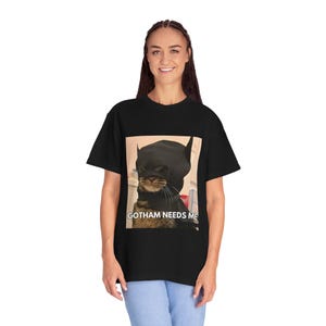 Cool comic-style cat meme shirt, unique gift for cat lovers and meme fans