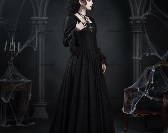 corpse bride black dress Tim Burton Corpse Bride Victoria Wedding Dress * Disney Cosplay La Femme En  Noir Victorian Goth Gothic Addams Family Halloween XL XXL