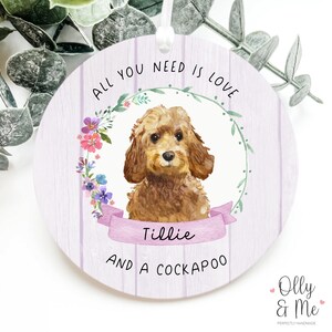 Personalised Dog Plaque/Sign | Pet Owner Keepsake Present | Dog Lover/Dog Mum/Dad Gift | Memorial/Remembrance | Cockapoo plus other breeds!