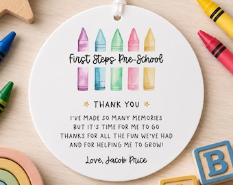 Personalised Nursery/Teacher Thank You Gift | Keepsake Plaque | Preschool/Nursery/Childminder End of Term Leaving Present