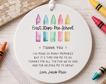 Personalised Nursery/Teacher Thank You Gift | Keepsake Plaque | Preschool/Nursery/Childminder End of Term Leaving Present