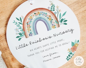 Personalised Nursery/Teacher Thank You Gift | Keepsake Plaque | Preschool/Nursery/Childminder End of Term Leaving Present