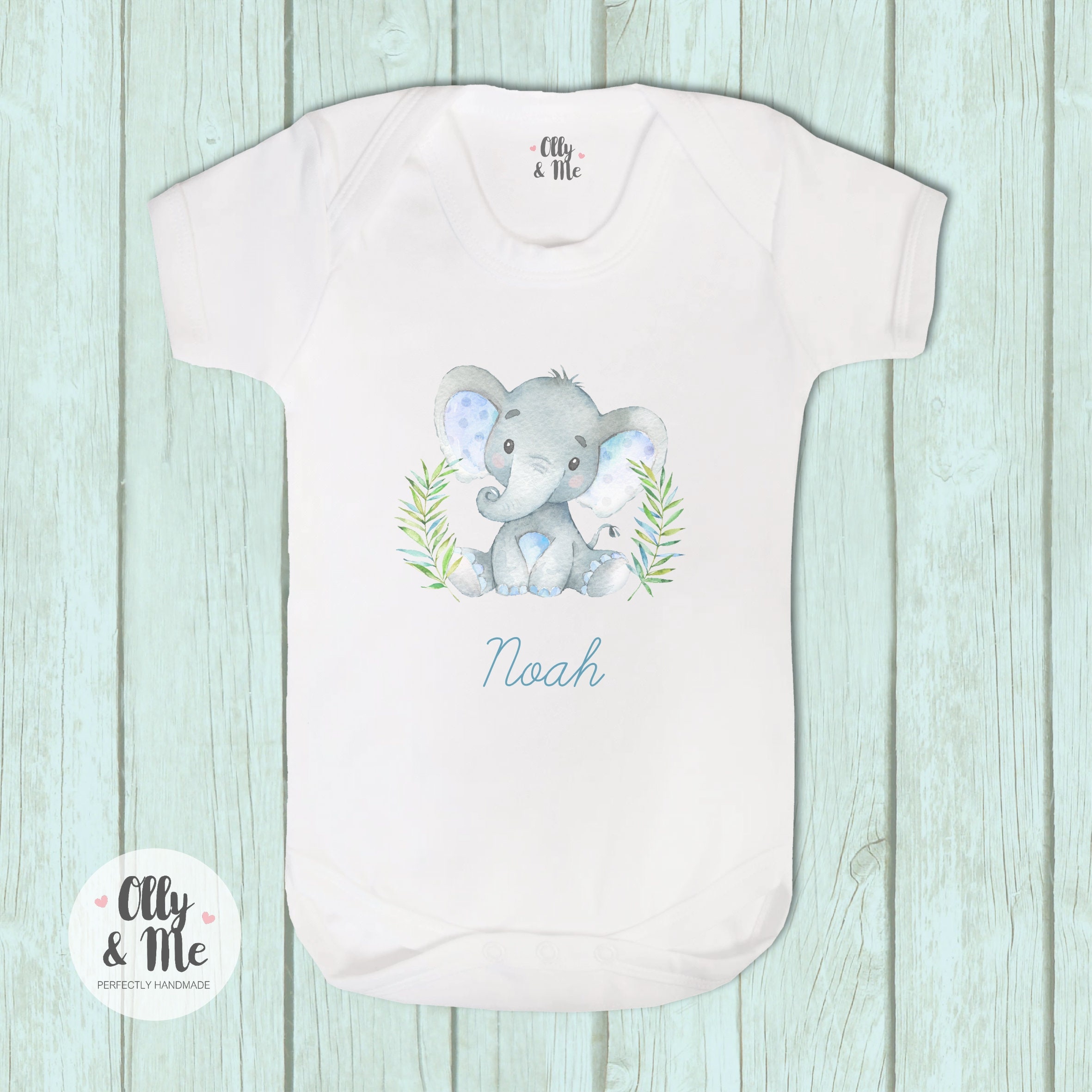 PETER RABBIT PERSONALISED BABY GROW VEST BODYSUIT PRINTED NAME BOY GIRL GIFTS