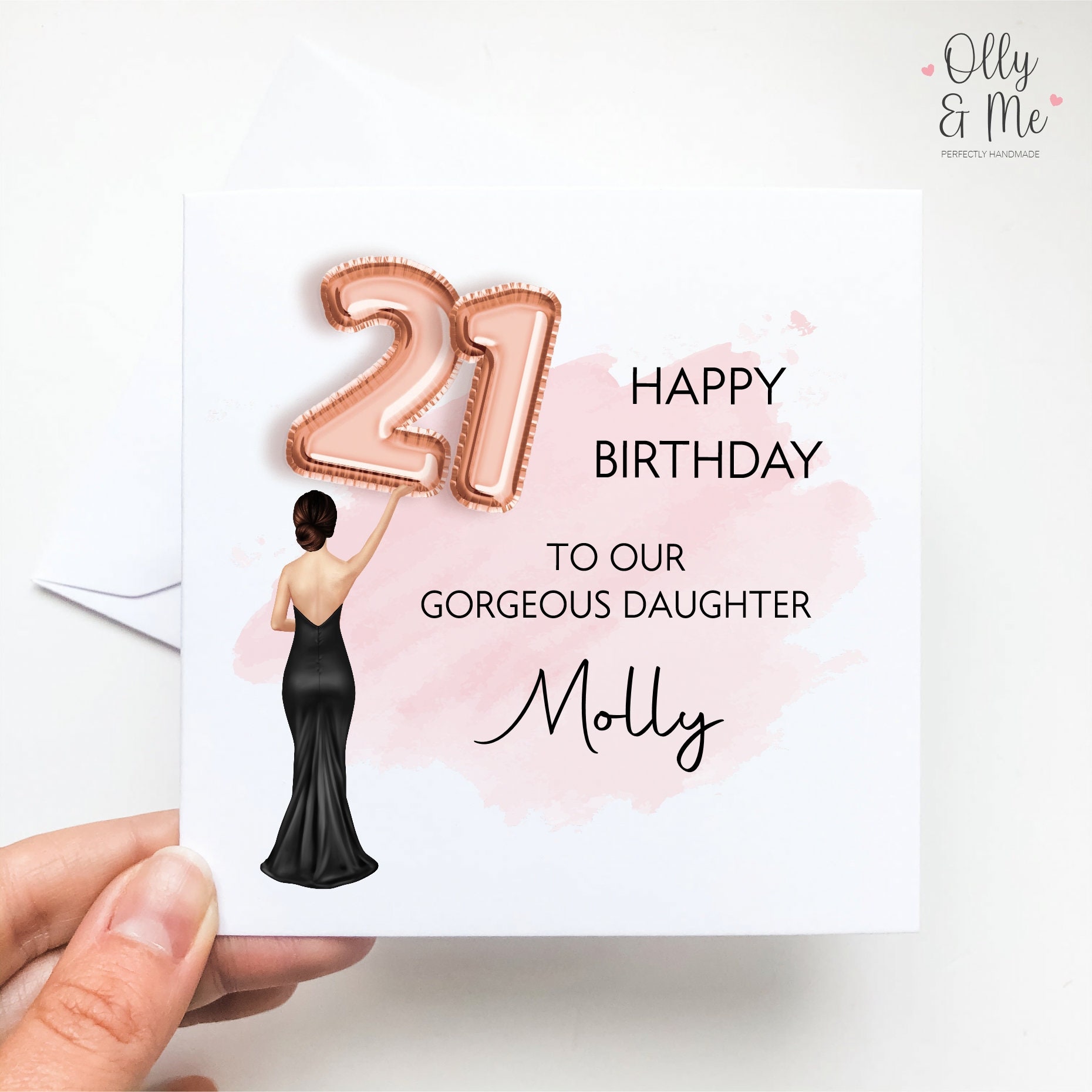Personalised 21st Birthday Card to Daughter Girls Twenty - Etsy