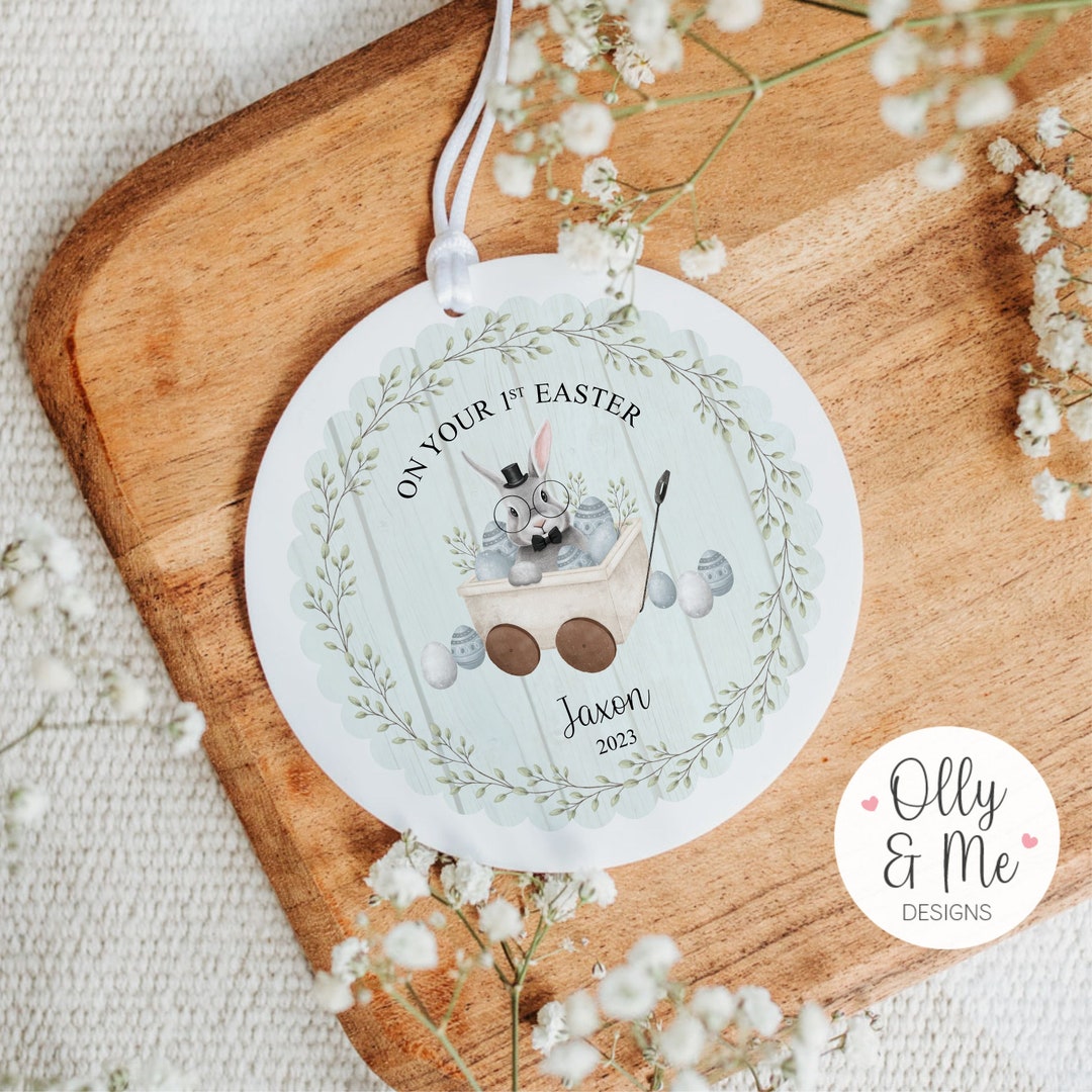 Personalised Baby's First Easter Gift Keepsake Baby Boy Easter Gift