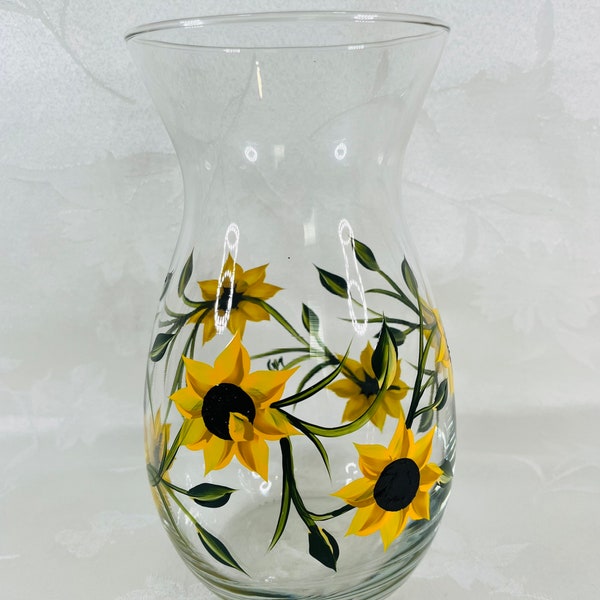 Hand Painted Vase Etsy