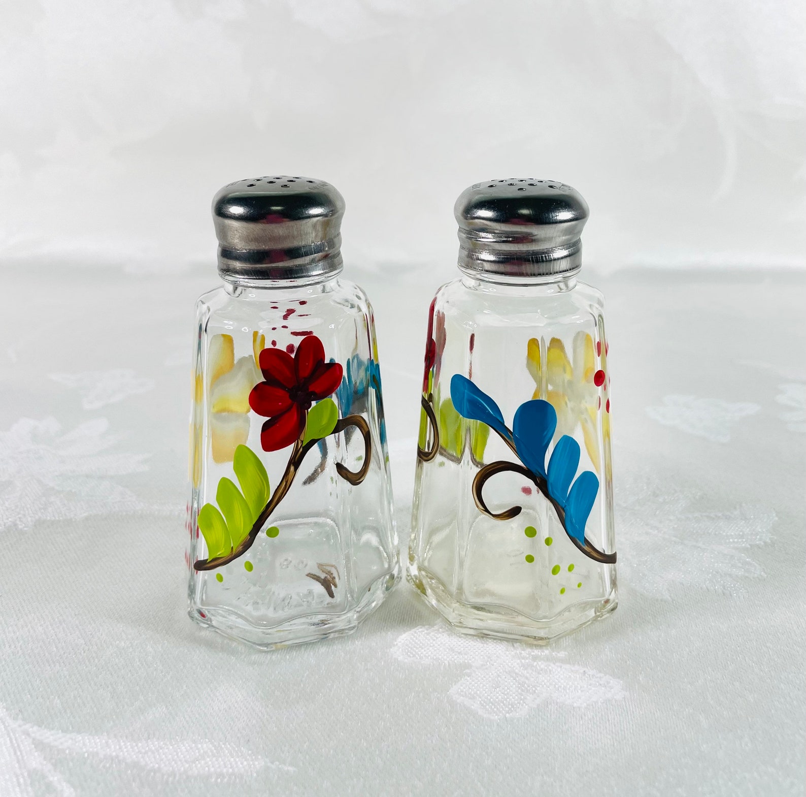 Fiesta salt and pepper shakers salt and pepper set shakers Etsy