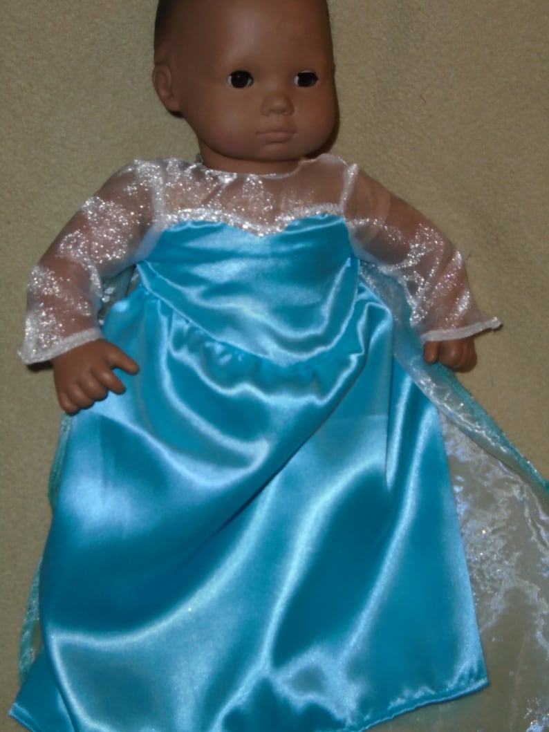 Disney Frozen Princess Elsa dress for American Girl Bitty Baby Doll image 1