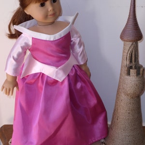 Sleeping Beauty Princess Aurora Dress for American Girl Doll
