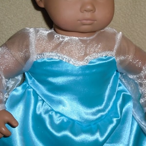 Disney Frozen Princess Elsa dress for American Girl Bitty Baby Doll image 2