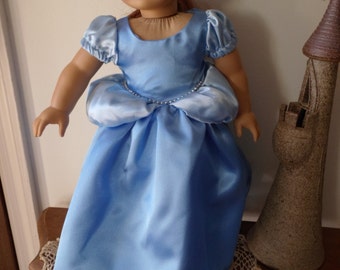 Cinderella Princess Dress for American Girl Doll