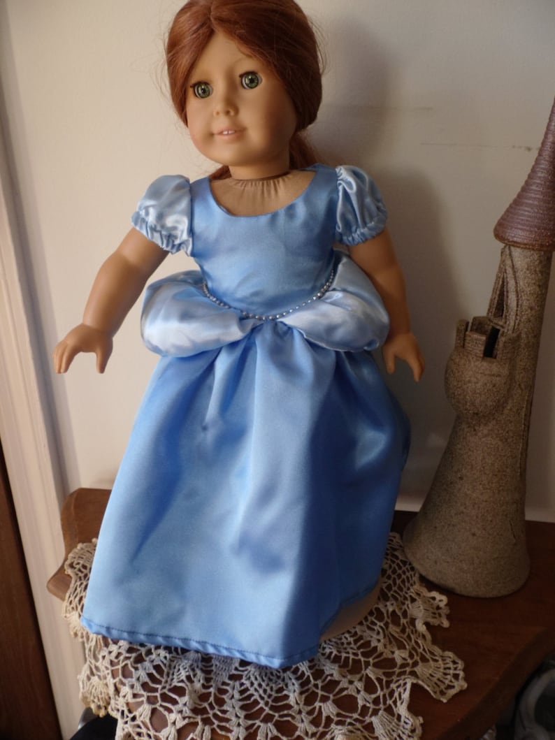 Cinderella Princess Dress for American Girl Doll Etsy