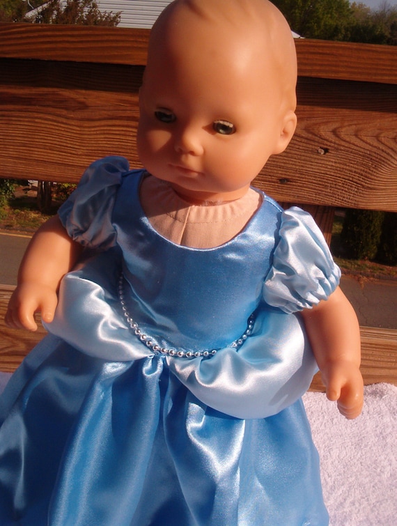 bitty baby princess dress Cinderella Dress for Bitty Baby Doll