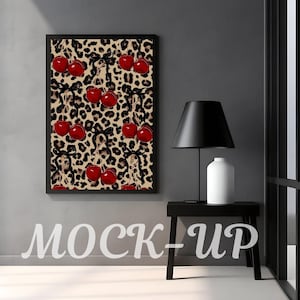 Black Minimalist Mockup and Frame Mockup, Black Wall, Dark Interior Art Mockup, Photography Mockup, Art Print Frame Mockup in Living Room