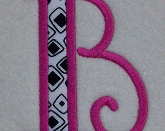 Embroidery Machine Applique Alphabets Fonts Monogram Set 10220