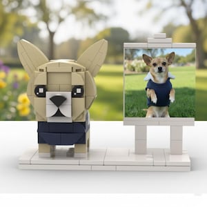 Custom Dog Brick Figurine – Personalized Pet Keepsake Gift