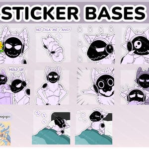 Digital Furry Protogen Sticker/ Emote Base Meme Pack 3 Discord Telegram ...