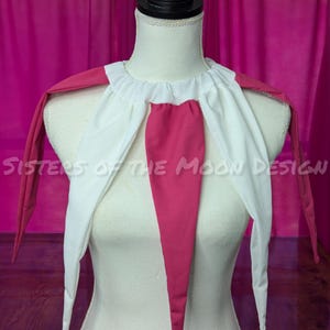 Custom Two Color Pointed Clown Collar Jester Neck Piece Elastic ...