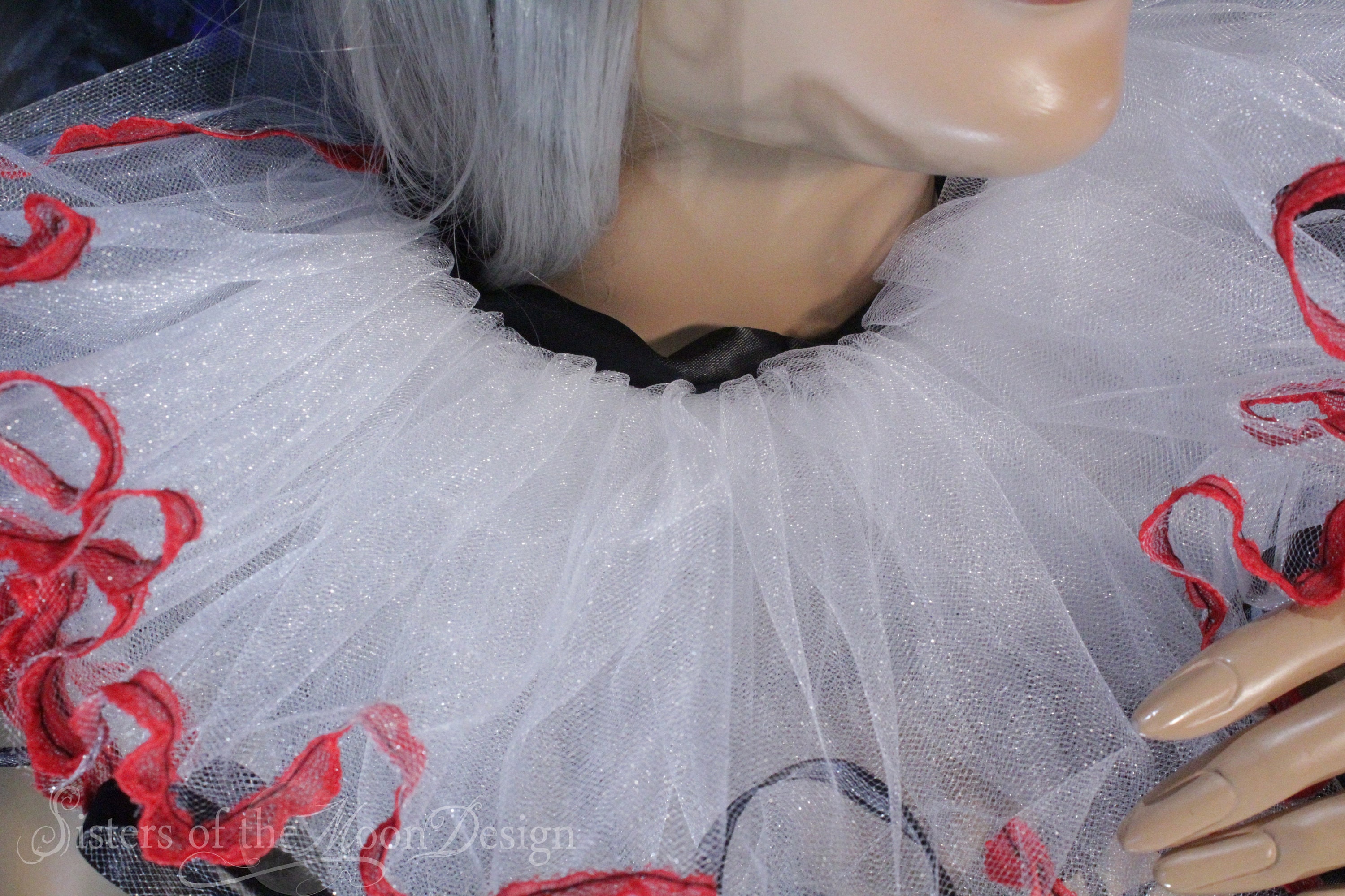 Set Collerette Et Manchettes De Clown - Dentelle Blanche, Style Carnaval, Pierrot, Lolita, Pour Déguisement Et Cosplay