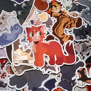 1.5 inch Warrior Cat Stickers!