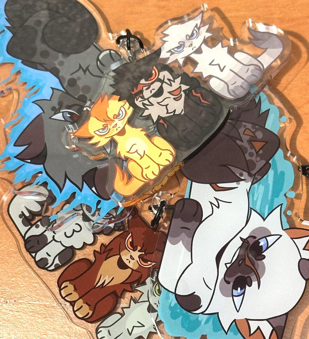 Warrior Cats TBC/AVOS Connected Keychain - Etsy