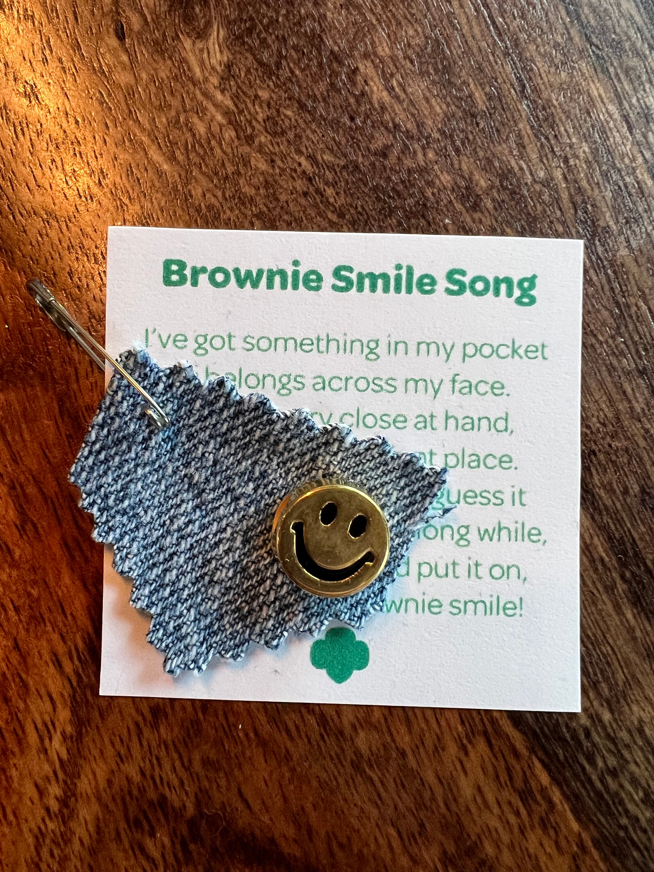 SWAP KIT Girl Scout Swaps Brownie Smile Song Set of 20 Etsy