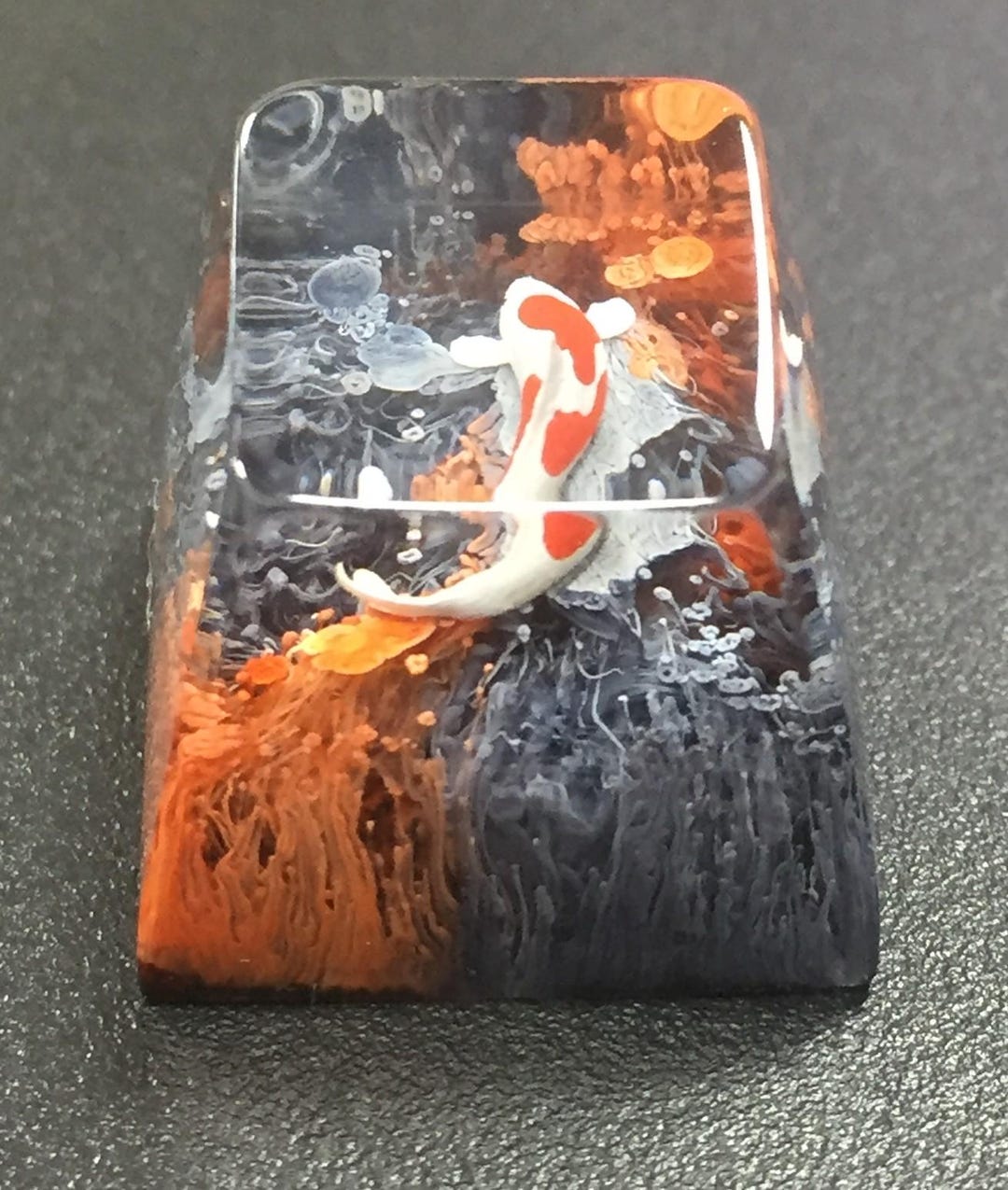 Handmade Resin Koi Fish Keycap - Etsy