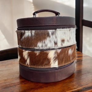 Hassel Tooled Leather Cowhide Jewelry Box