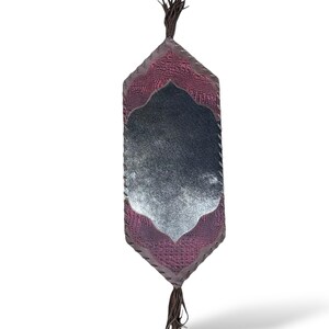 Small Cowhide Table Runner with Fringe - MT17