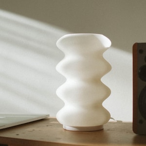 Modern table lamp - Unique Ambient Table Light for Bedroom & Living Room