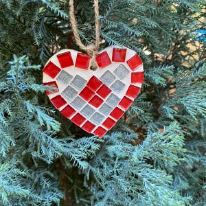 Weihnachtsanhänger-Mosaik-gefliest!