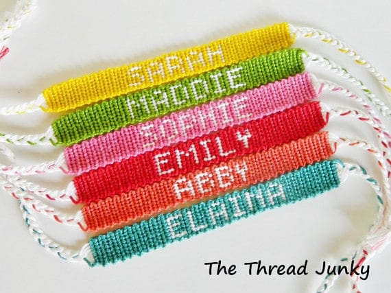 Easy Friendship Embroidery Floss Friendship Diamond Bracelet Small