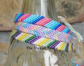 Back to Basics Chevron or Stripes CUSTOM ORDER Friendship Bracelet