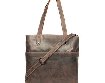 Rowan Leather Tote Bag – Women – Brown