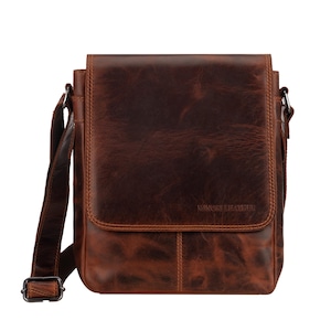 Halifax Crossbody Bag Chestnut – Compact Style Meets Urban Sophistication
