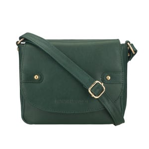 Savannah Crossbody – Minori Leather | Forest Green